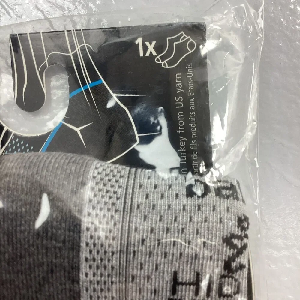Balega Hidden Comfort Running Socks Small Gray No Show Athletic New Sealed